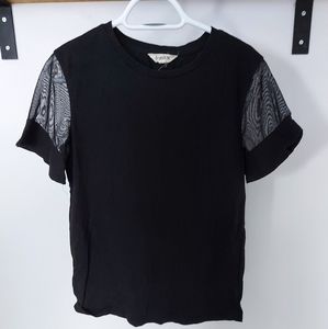 2/10$Mesh sleeves tee